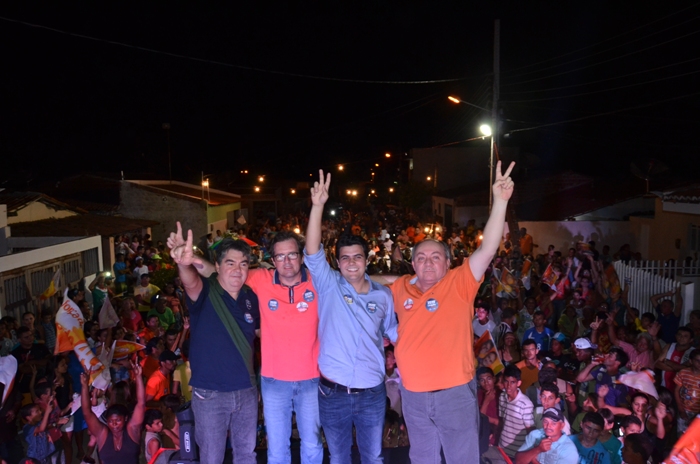 Oposição de Sousa se une, realiza grande arrastão e anuncia apoio a Wilson Filho. Fotos