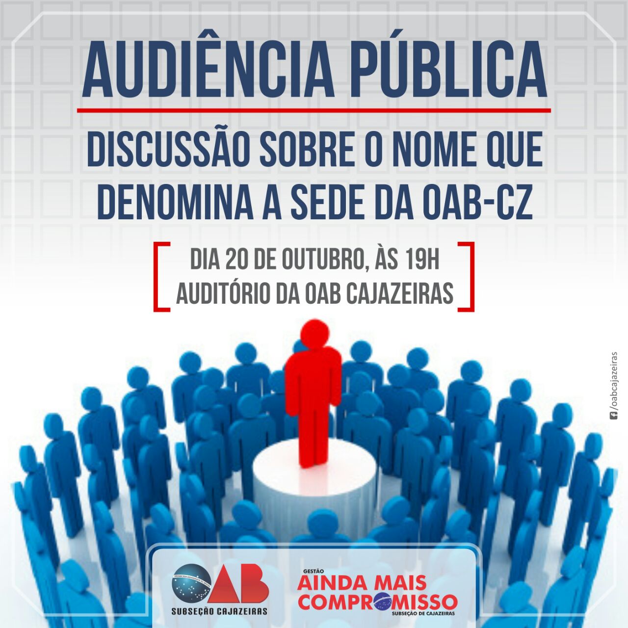 Nome da sede da OAB de Cajazeiras poderá ser mudada durante reunião nesta quinta-feira - Diário do Sertão (liberação de imprensa) (Blogue)