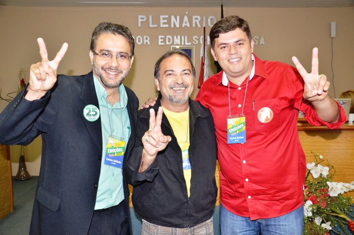 Carlos Antônio, Gildemar Pontes e Carlos Rafael