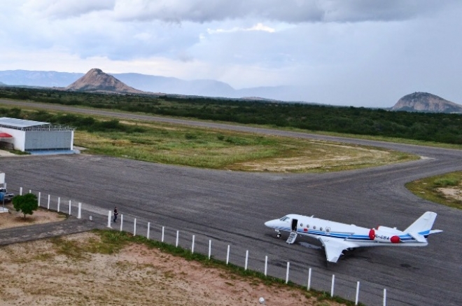 Aeroporto receberá voos comerciais (foto: Patos Online)