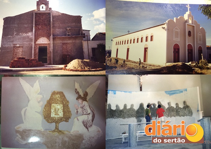 Igreja Santana foi reconstruída com dinheiro doado pelos fieis. Veja!