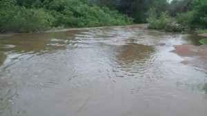 Rio que dá acesso ao sítio Mãe D água, Sousa.