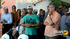 Prefeito Gervázio Gomes discursando