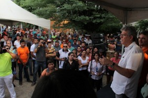 Governador na cidade de São Bento, Sertão da PB