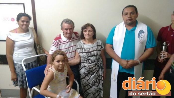 Maria Gabriely foi batizada antes de sair do HRC