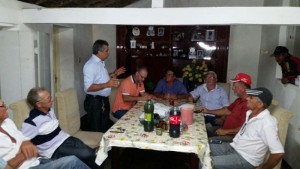 Encontro político na cidade de Bonito de Santa Fé