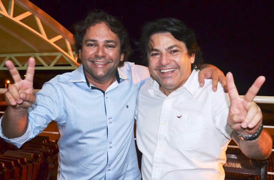 Ex-vereador Odair José ao lado do empresário Zenildo Oliveira (Foto: Ascom)