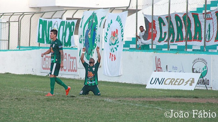 Primeiro Gol do Sousa motivou a equipe para vencer a partida (Foto: João Fábio)