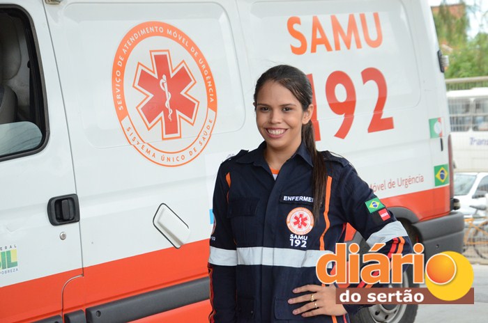 Enfermeiros do Samu Regional de Sousa (foto: Charley Garrido)