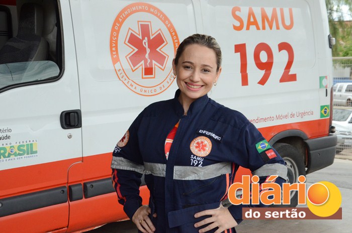 Enfermeiros do Samu Regional de Sousa (foto: Charley Garrido)