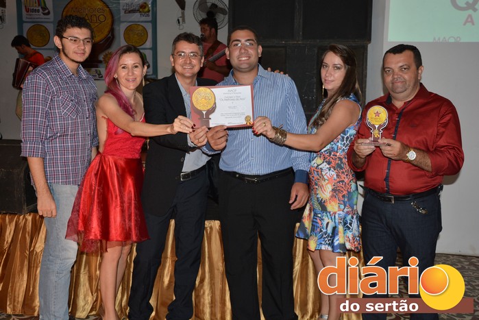 Equipe do sistema Diário do Sertão participou do evento "Melhores do Ano"