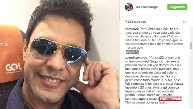 Zeze di Camargo falando sobre Wesley Safadão (Foto: Instagram / Reprodução) 
