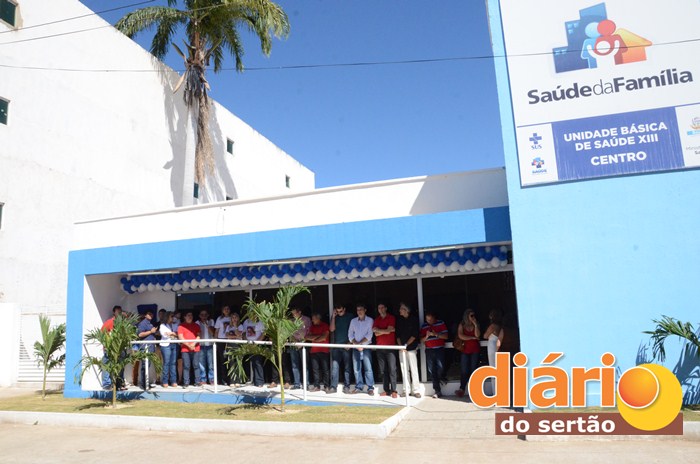 Inauguração do PSF no centro da cidade (foto: Charley Garrido)