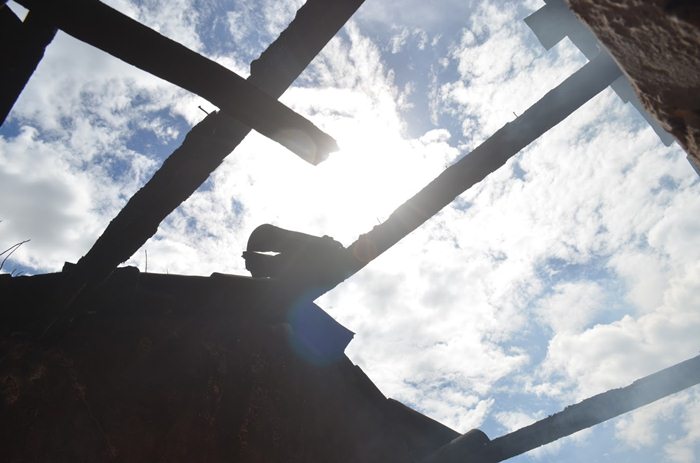 Incêndio pode ter sido criminoso, diz bombeiro (foto: Ângelo Lima)