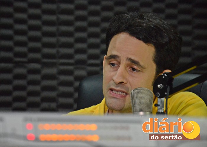 Ataíde Gonçalves Diniz na TVDS (foto: Paulo Ramon)