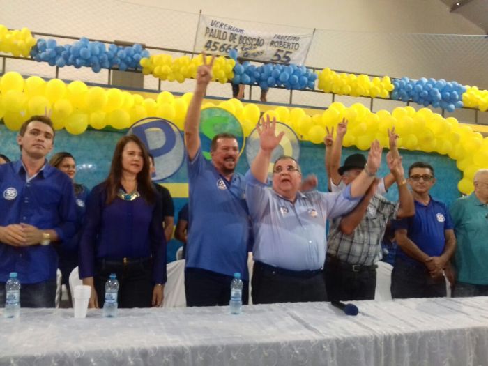 Convenção na cidade de Bom Jesus com presença do presidente do PSD.