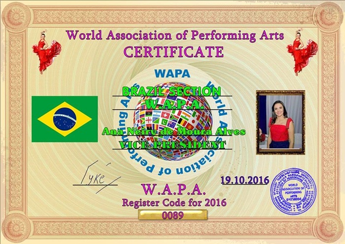 Certificado de Ana Neyri