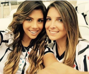 No entanto, quando o peruano defendia o Corinthians, Alondra frequentava mais os estádios Foto: Reprodução/Instagram