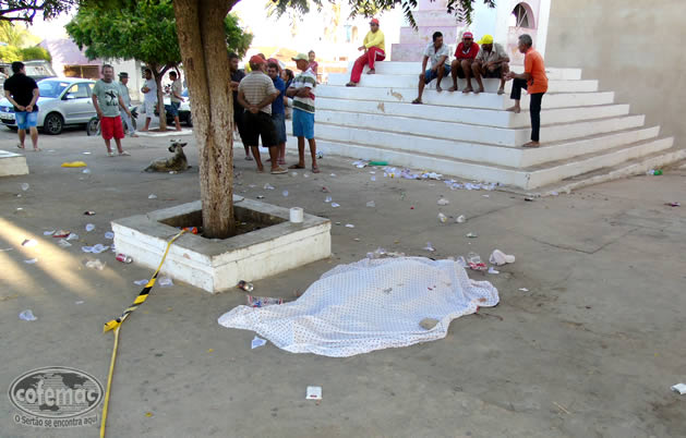 Agente penitenciário morreu no local (foto: Cofemac)