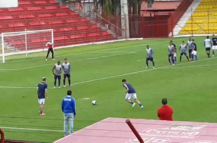 O Atlético de Cajazeiras vem fazendo parte da sua pré-temporada no interior de São Paulo (Foto: Divulgação)