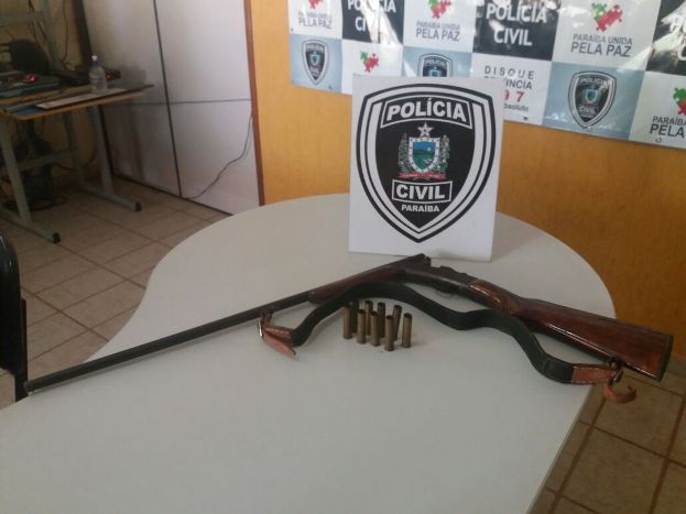 Arma apreendida em Catolé do Rocha, mas homem foi solto