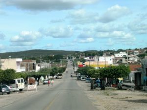 Avenida no Centro de Desterro-PB