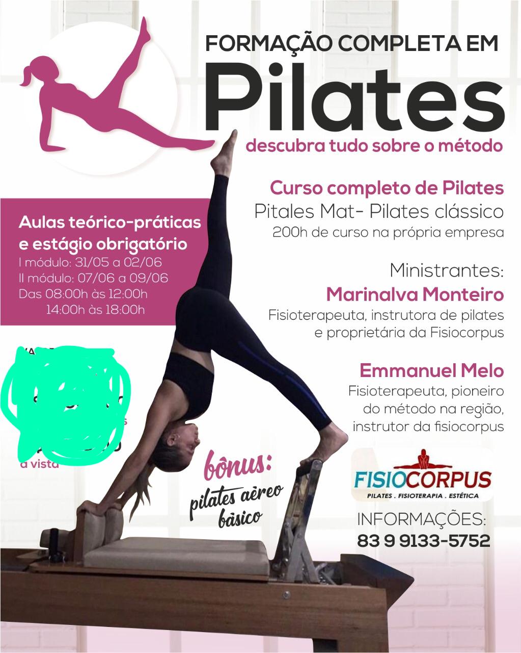 AULA EXPERIMENTAL DE PILATES - Rede MoviMente - Fisioterapia e Pilates