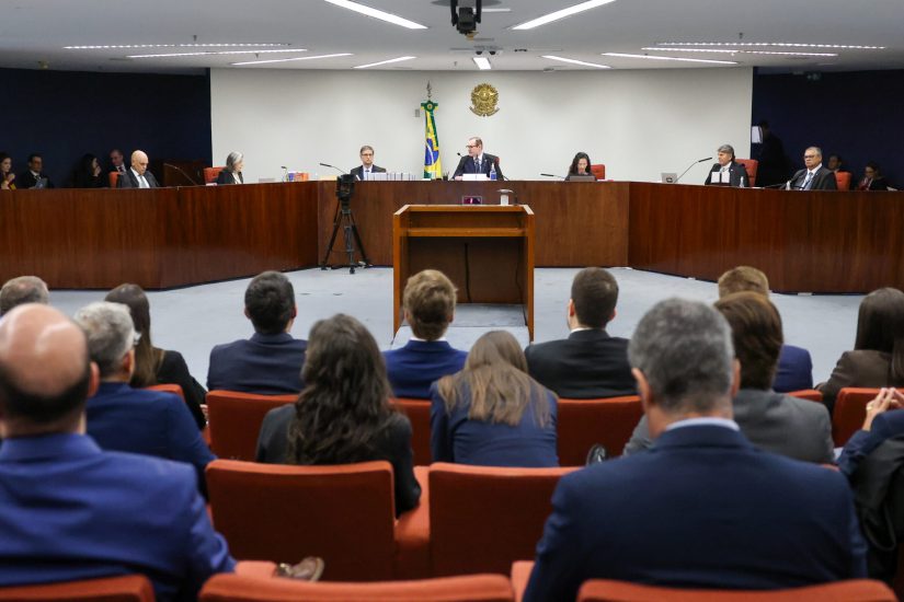 Julgamento de Bolsonaro no STF (Foto: Gustavo Moreno/STF)