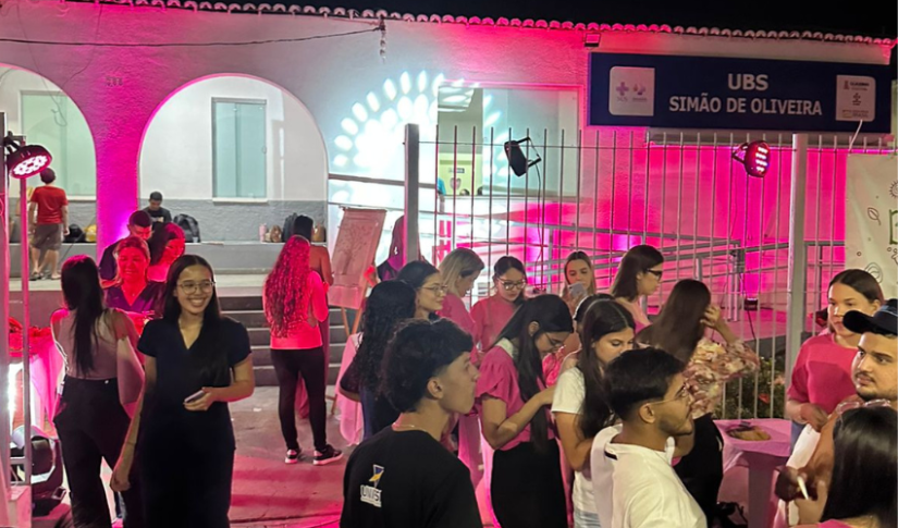 Alunos de Biomedicina Marcam o Início do Outubro Rosa em Cajazeiras com Ação de Conscientização (Foto: Diário do Sertão)